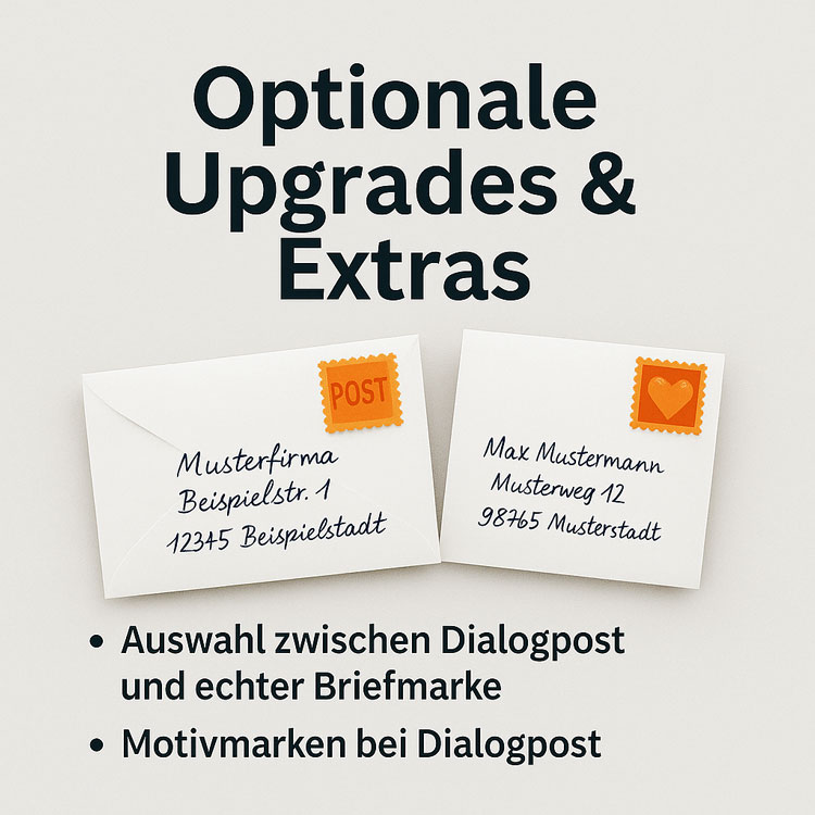 Optionale Upgrades & Extras